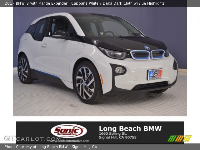 2017 BMW i3 with Range Extender in Capparis White