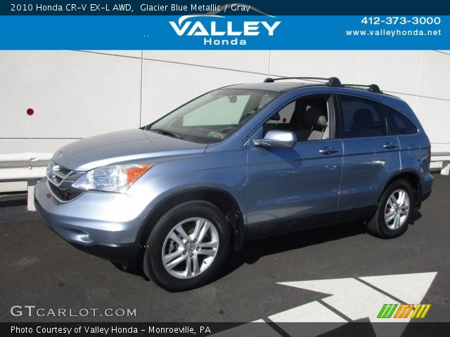 2010 Honda CR-V EX-L AWD in Glacier Blue Metallic