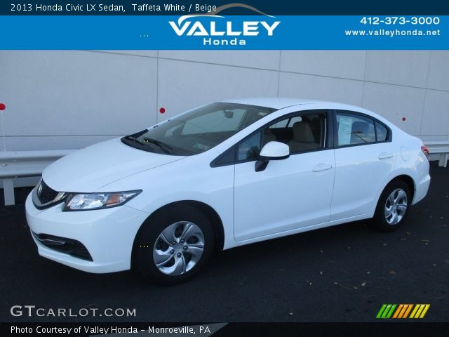2013 Honda Civic LX Sedan in Taffeta White