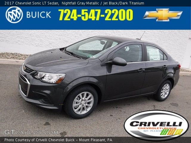 2017 Chevrolet Sonic LT Sedan in Nightfall Gray Metallic