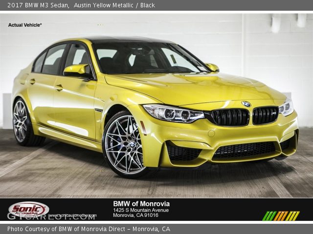 2017 BMW M3 Sedan in Austin Yellow Metallic