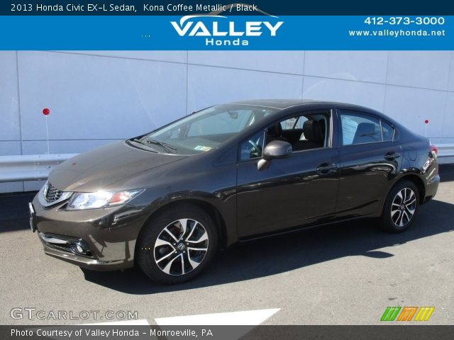 2013 Honda Civic EX-L Sedan in Kona Coffee Metallic