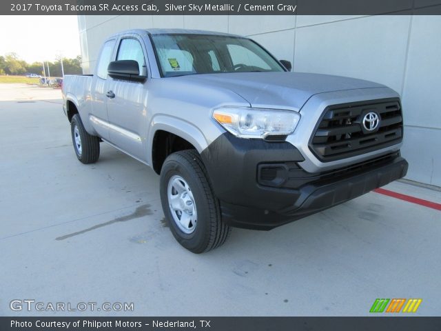 2017 Toyota Tacoma SR Access Cab in Silver Sky Metallic