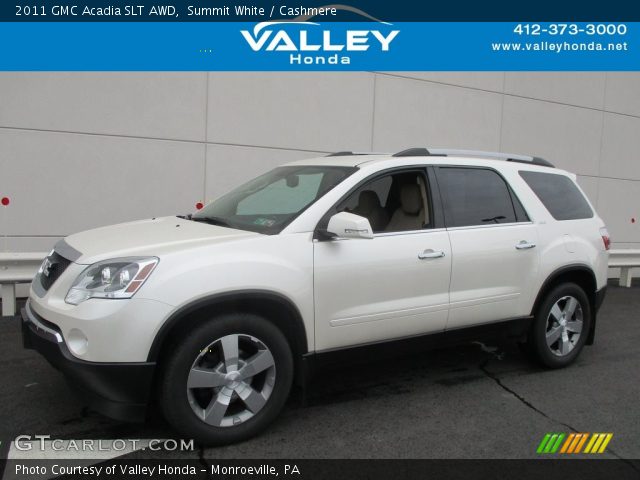 2011 GMC Acadia SLT AWD in Summit White