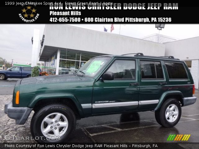 1999 Jeep Cherokee Sport 4x4 in Forest Green Pearl