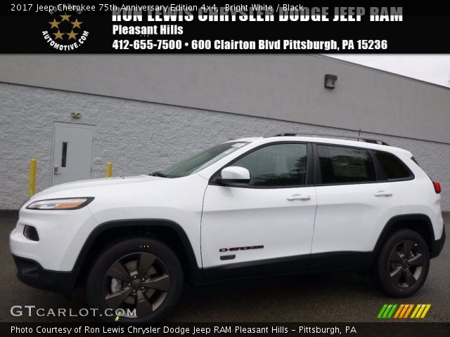 2017 Jeep Cherokee 75th Anniversary Edition 4x4 in Bright White
