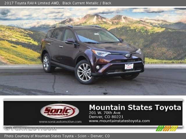 2017 Toyota RAV4 Limited AWD in Black Current Metallic