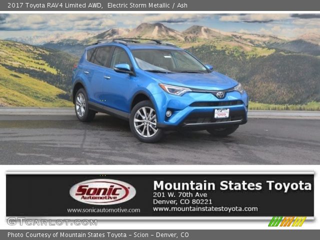 2017 Toyota RAV4 Limited AWD in Electric Storm Metallic