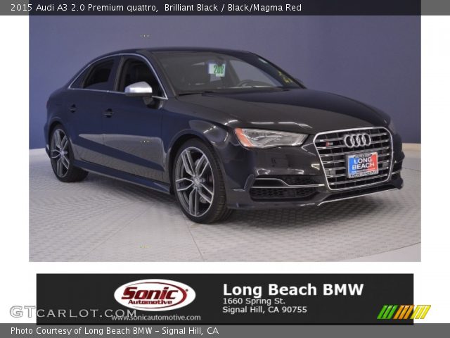 2015 Audi A3 2.0 Premium quattro in Brilliant Black