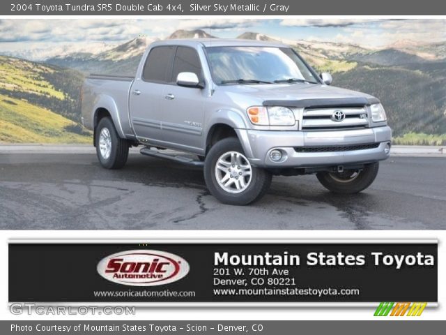 2004 Toyota Tundra SR5 Double Cab 4x4 in Silver Sky Metallic