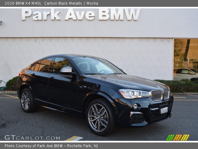 2016 BMW X4 M40i in Carbon Black Metallic