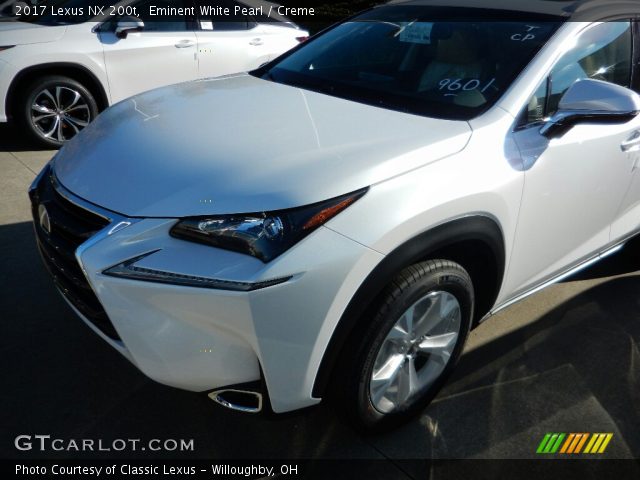 2017 Lexus NX 200t in Eminent White Pearl