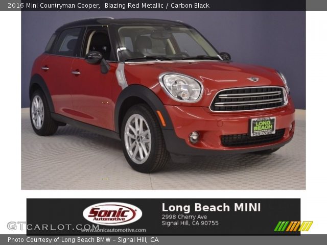 2016 Mini Countryman Cooper in Blazing Red Metallic