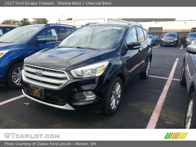 2017 Ford Escape Titanium in Shadow Black