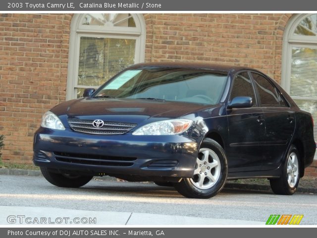 2003 Toyota Camry LE in Catalina Blue Metallic