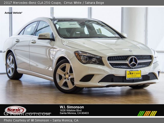 2017 Mercedes-Benz CLA 250 Coupe in Cirrus White