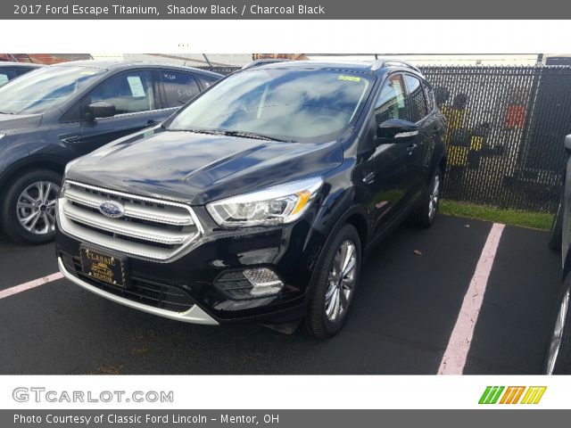 2017 Ford Escape Titanium in Shadow Black