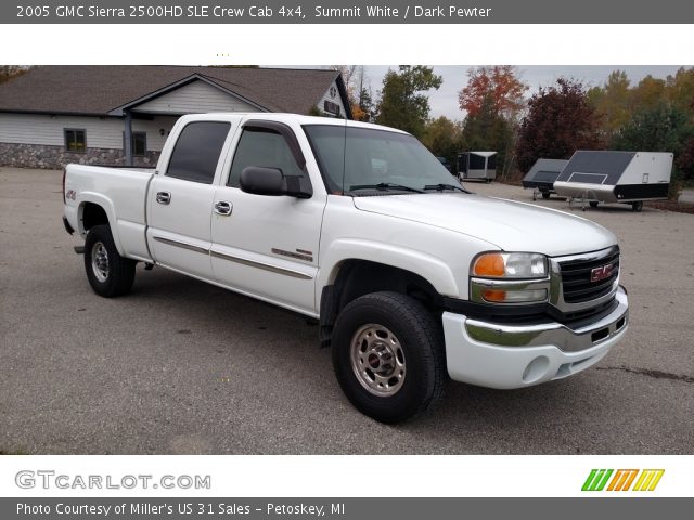 2005 GMC Sierra 2500HD SLE Crew Cab 4x4 in Summit White