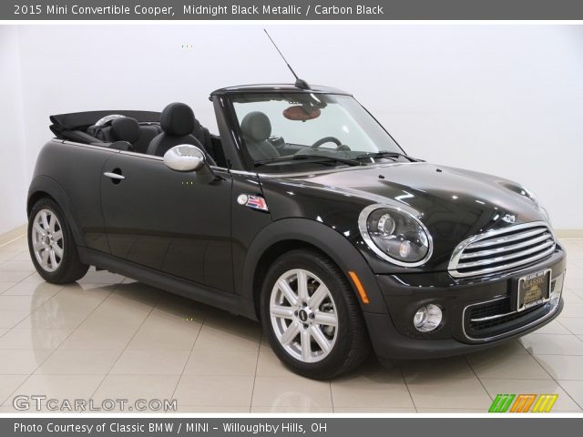 2015 Mini Convertible Cooper in Midnight Black Metallic