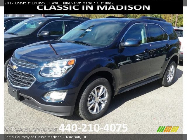 2017 Chevrolet Equinox LT AWD in Blue Velvet Metallic