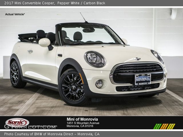 2017 Mini Convertible Cooper in Pepper White
