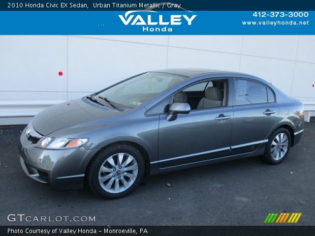 2010 Honda Civic EX Sedan in Urban Titanium Metallic