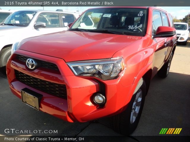 2016 Toyota 4Runner SR5 4x4 in Barcelona Red Metallic