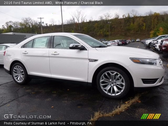 2016 Ford Taurus Limited AWD in White Platinum