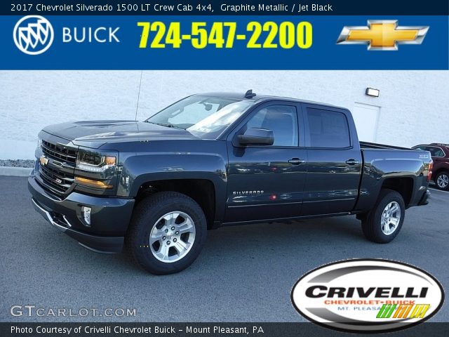 2017 Chevrolet Silverado 1500 LT Crew Cab 4x4 in Graphite Metallic