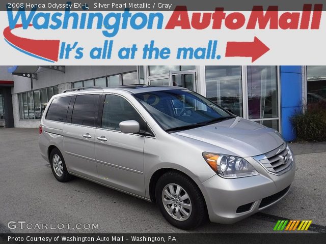 2008 Honda Odyssey EX-L in Silver Pearl Metallic