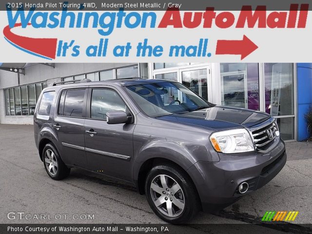 2015 Honda Pilot Touring 4WD in Modern Steel Metallic