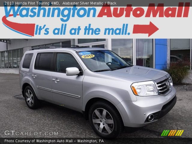 2013 Honda Pilot Touring 4WD in Alabaster Silver Metallic