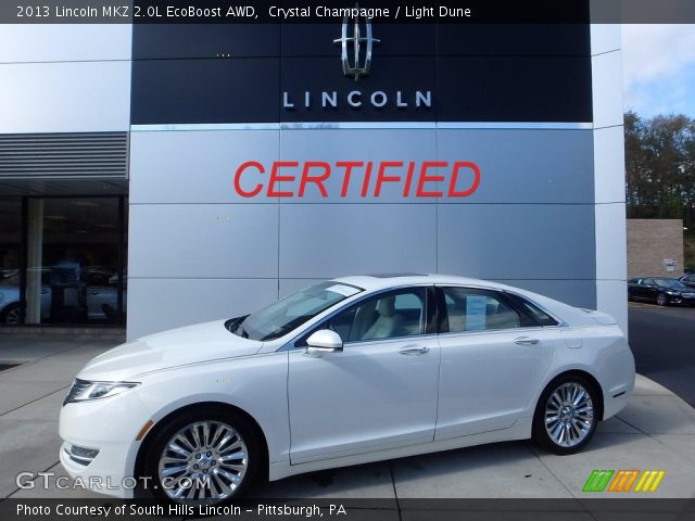 2013 Lincoln MKZ 2.0L EcoBoost AWD in Crystal Champagne