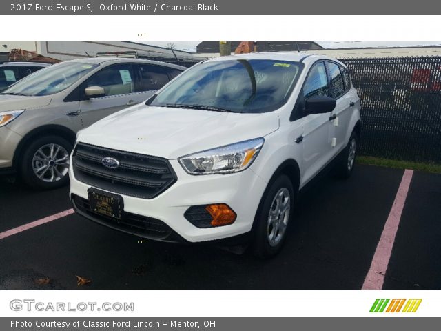 2017 Ford Escape S in Oxford White