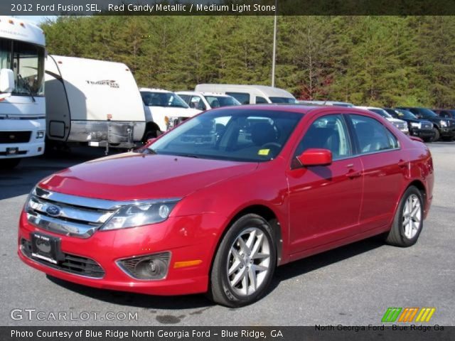 2012 Ford Fusion SEL in Red Candy Metallic