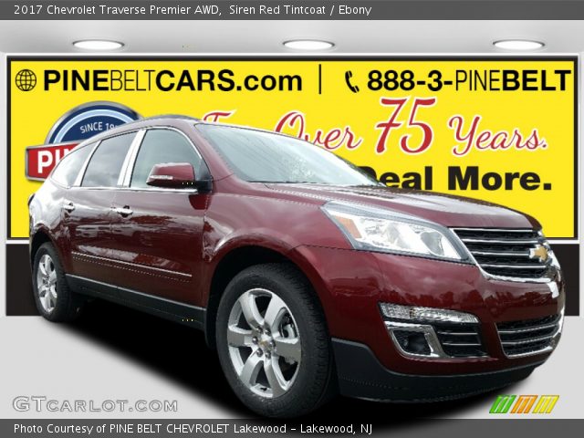 2017 Chevrolet Traverse Premier AWD in Siren Red Tintcoat