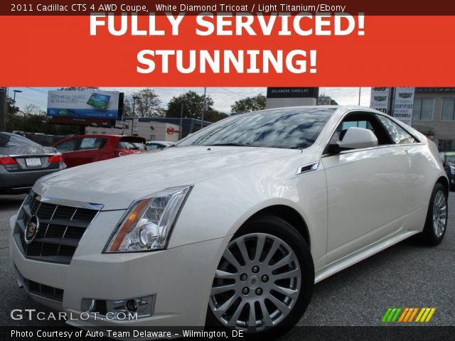 2011 Cadillac CTS 4 AWD Coupe in White Diamond Tricoat