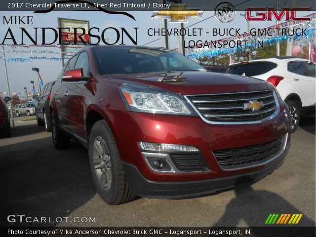2017 Chevrolet Traverse LT in Siren Red Tintcoat