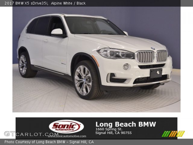 2017 BMW X5 sDrive35i in Alpine White