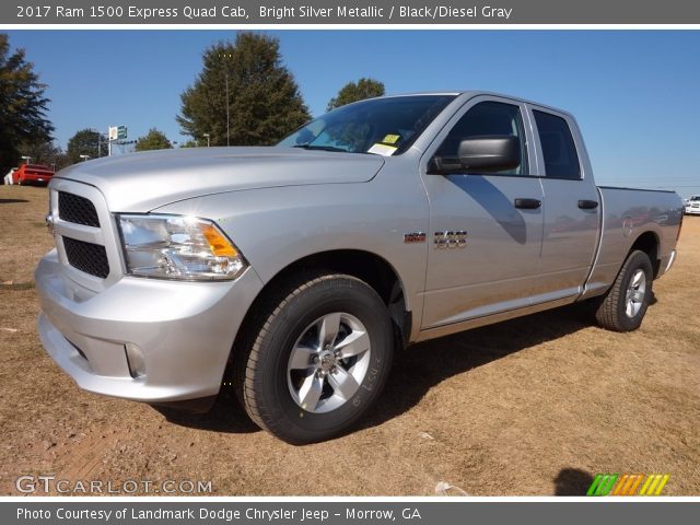 2017 Ram 1500 Express Quad Cab in Bright Silver Metallic