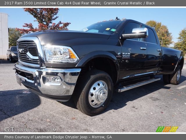 2017 Ram 3500 Limited Crew Cab 4x4 Dual Rear Wheel in Granite Crystal Metallic