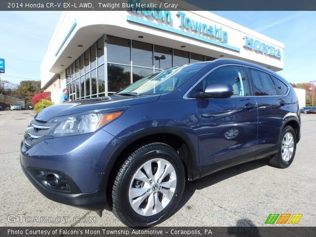 2014 Honda CR-V EX-L AWD in Twilight Blue Metallic