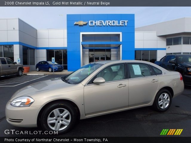 2008 Chevrolet Impala LS in Gold Mist Metallic