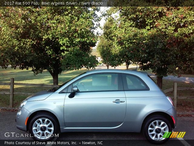 2017 Fiat 500 Pop in Billet Argento (Silver)