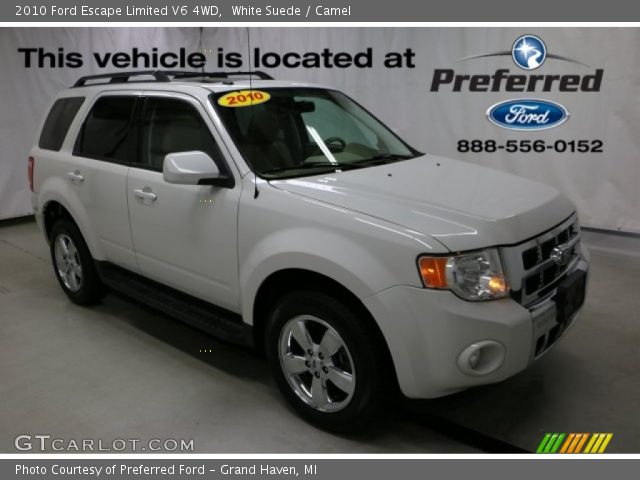 2010 Ford Escape Limited V6 4WD in White Suede