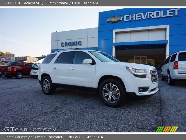 2016 GMC Acadia SLT in Summit White
