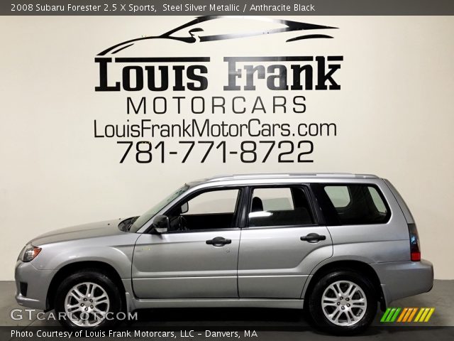 2008 Subaru Forester 2.5 X Sports in Steel Silver Metallic
