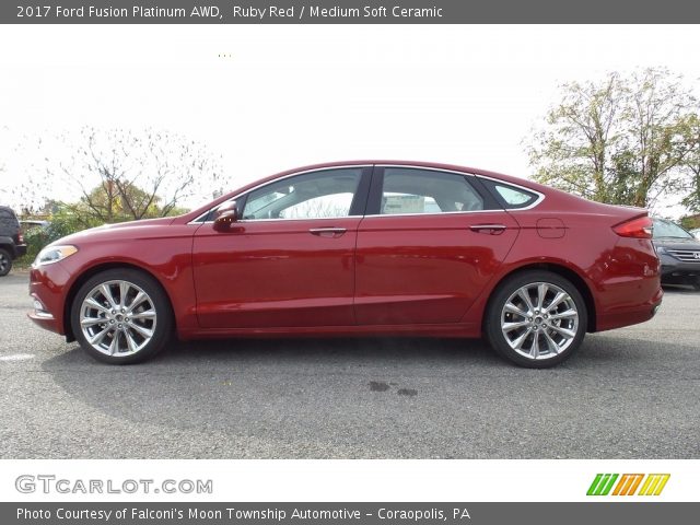 2017 Ford Fusion Platinum AWD in Ruby Red