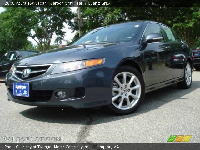 2008 Acura TSX Sedan in Carbon Gray Pearl