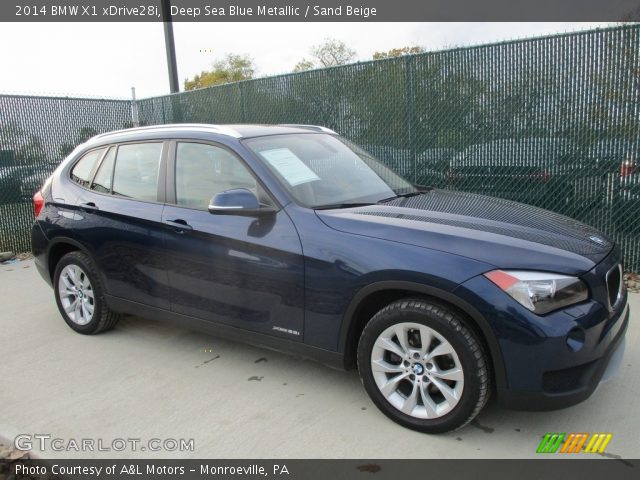 2014 BMW X1 xDrive28i in Deep Sea Blue Metallic